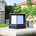 Produktbild LGOO1 IP65 im Freien Garten-Wasserdicht Quadratisch Schwarz Acryl Säule Lampe modernen kreativen Regenschutz Aluminium-Druckguss Landschaft Pfosten-Licht-Garten Balkon Rasen Tür Sicherheits-Beleuchtun