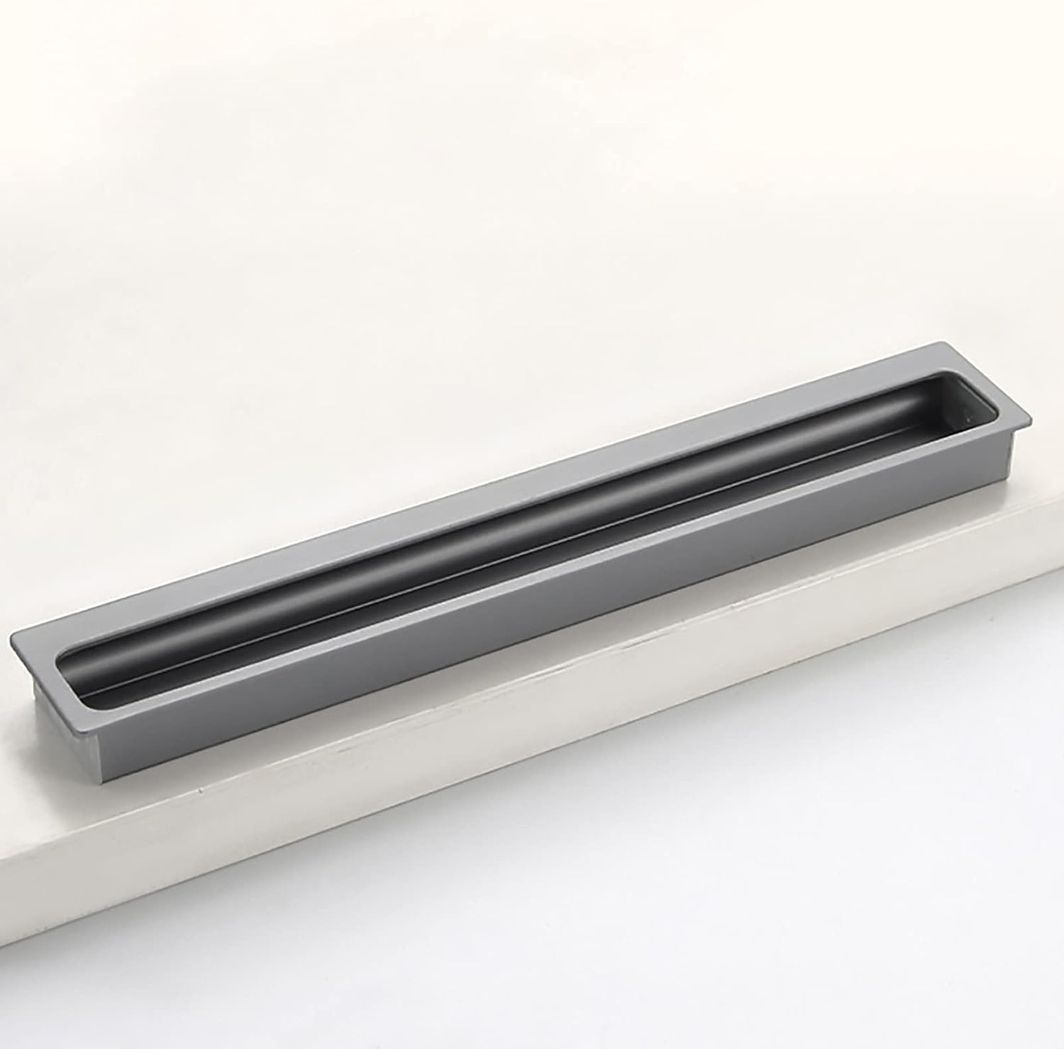 Recessed Kitchen Handle Flush Handle,Recessed Flush Door Pull Handle,Invisible Hidden Cabinet Handles Recessed Pull Door Handles Sliding Door Handles For Kitchen Cabinet Door Cupboard Drawer Bedroom