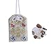 NW Crystal Japanese Omamori, Good Luck Charms for Wealth, Golden Yellow Color for Blessing Money Success, Protection with Citrine Crystal Stone Tiger Eye