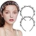 Produktbild Haarreif, koreanisches geflochtenes Kopfband, geflochtenes Haar-Styling-Stirnband mit 8 kleinen Clips, doppelte Pony, Haarnadel, für Haar-Accessoires, Schönheits-Friseur-Werkzeug