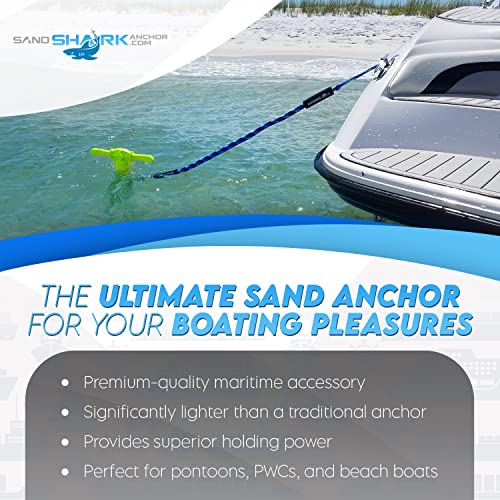 Sandshark New Sport Boat Anchor And Jet Ski Anchor. 4Ft Shallow Water Anchor Pole For Boat. Must Have Pontoon Boat Accessories Anchor Kit. Kayak Anchor System. Easy Storage, High-Strength Abs Plastic. #TOP2