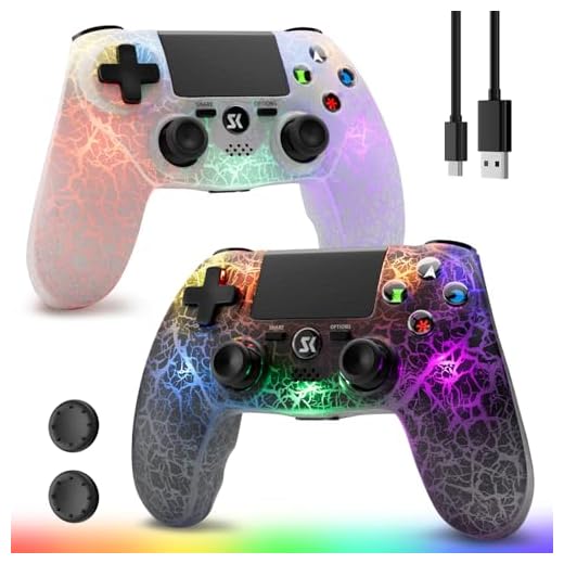 Dual Pack Wireless Gaming Controllers for PS4