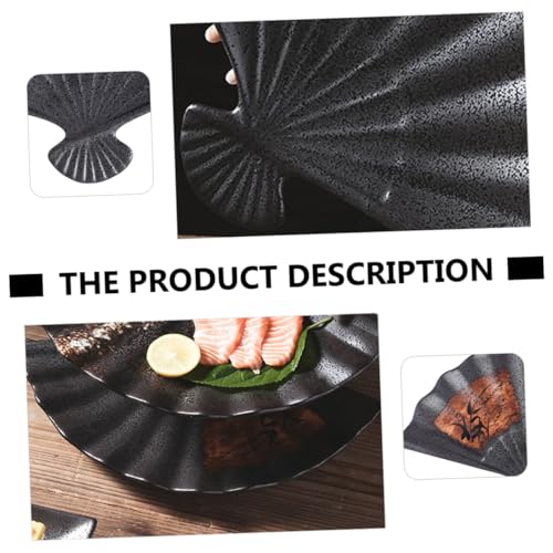 Plato estilo japonés para sushi de cerámica 12.52x8.58 pulg miniatura 5