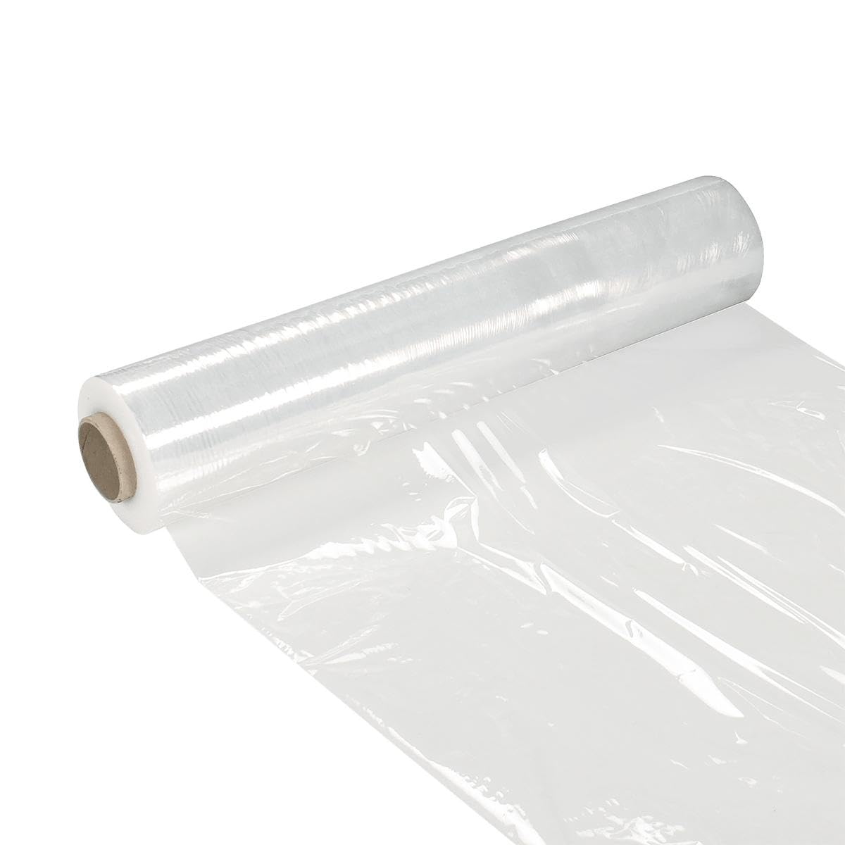 Film estensibile per imballaggio 6 Rotoli Trasparente 2,5 Kg da 50 cm - Film estensibile imballaggio Rotolo Superaderente - Pellicola Protettiva Plastica per Imballaggi Traslochi