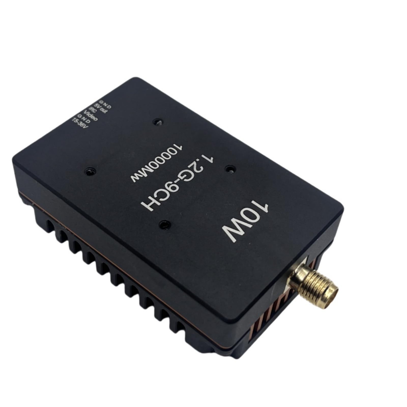 1.2GHz 10W 9CH Wireless FPV Video Trasmettitore di Potenza Regolabile per Racing Drone