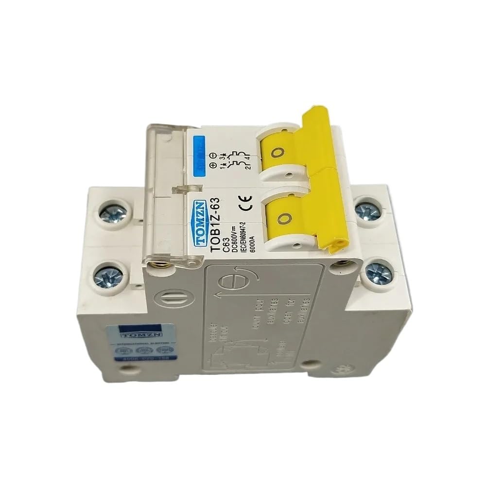 Disjoncteur 2P DC 600 V Courbe C 25A pour système photovoltaïque