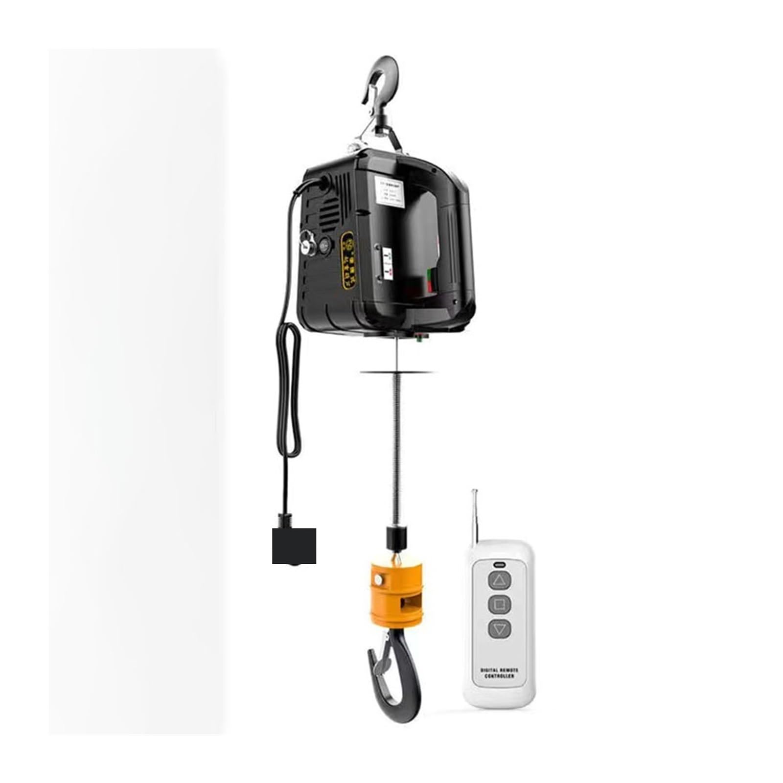 Paranco elettrico portatile da 500 kg for auto, fai te, movimentazione merci, sollevamento officina di produzione Per uso fai da te(Remote control)