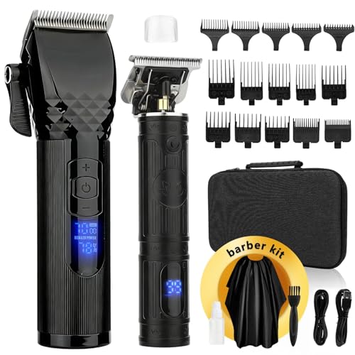 Soonsell Hair Clippers for Men,Professional Barber Clippers and Trimmer Set,Mens Cordless  - image 1