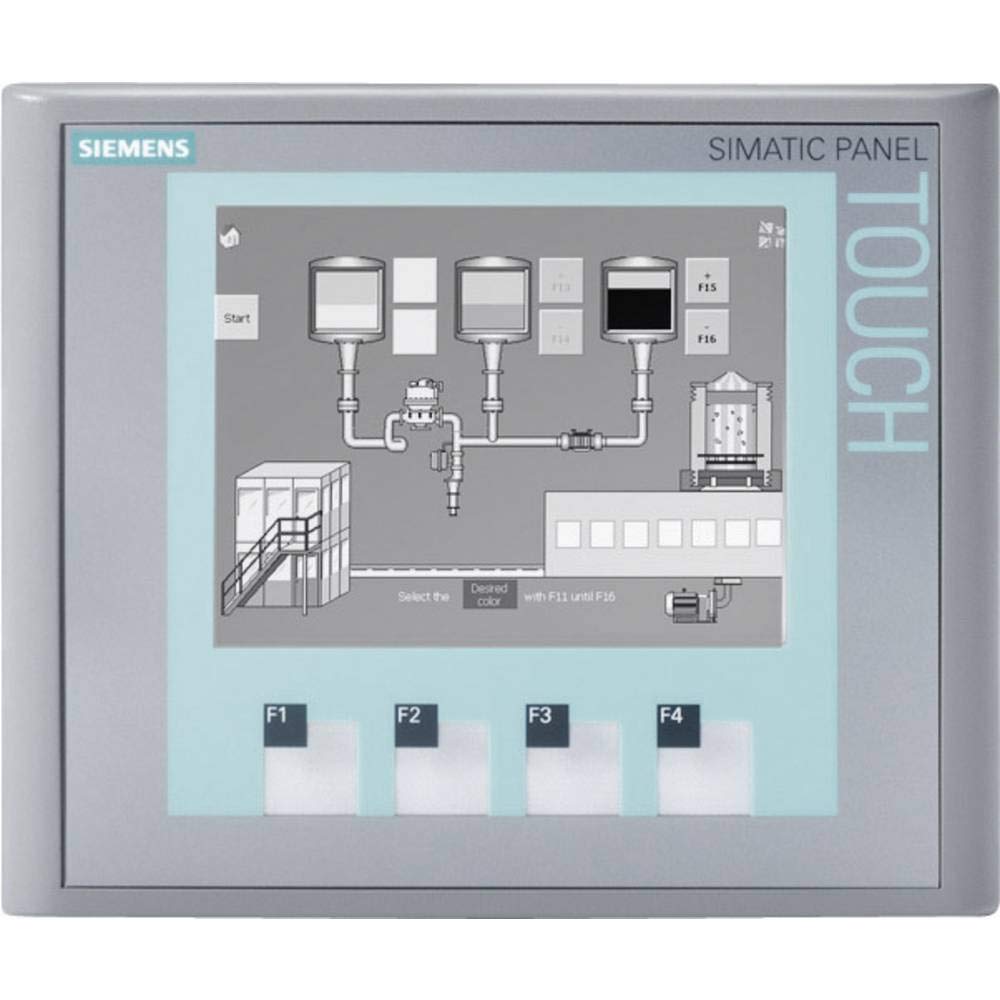 Siemens SIMATIC HMI Basic Panel KTP400 6AV6647-0AA11-3AX0 Resolution 320 x 240 pix Interfaces 1 x RJ45 Ethernetfor PRO