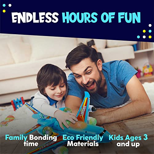 image for Toysery Airplane Toys for Kids, Bump and Go Action, Toddler Toy Plane 