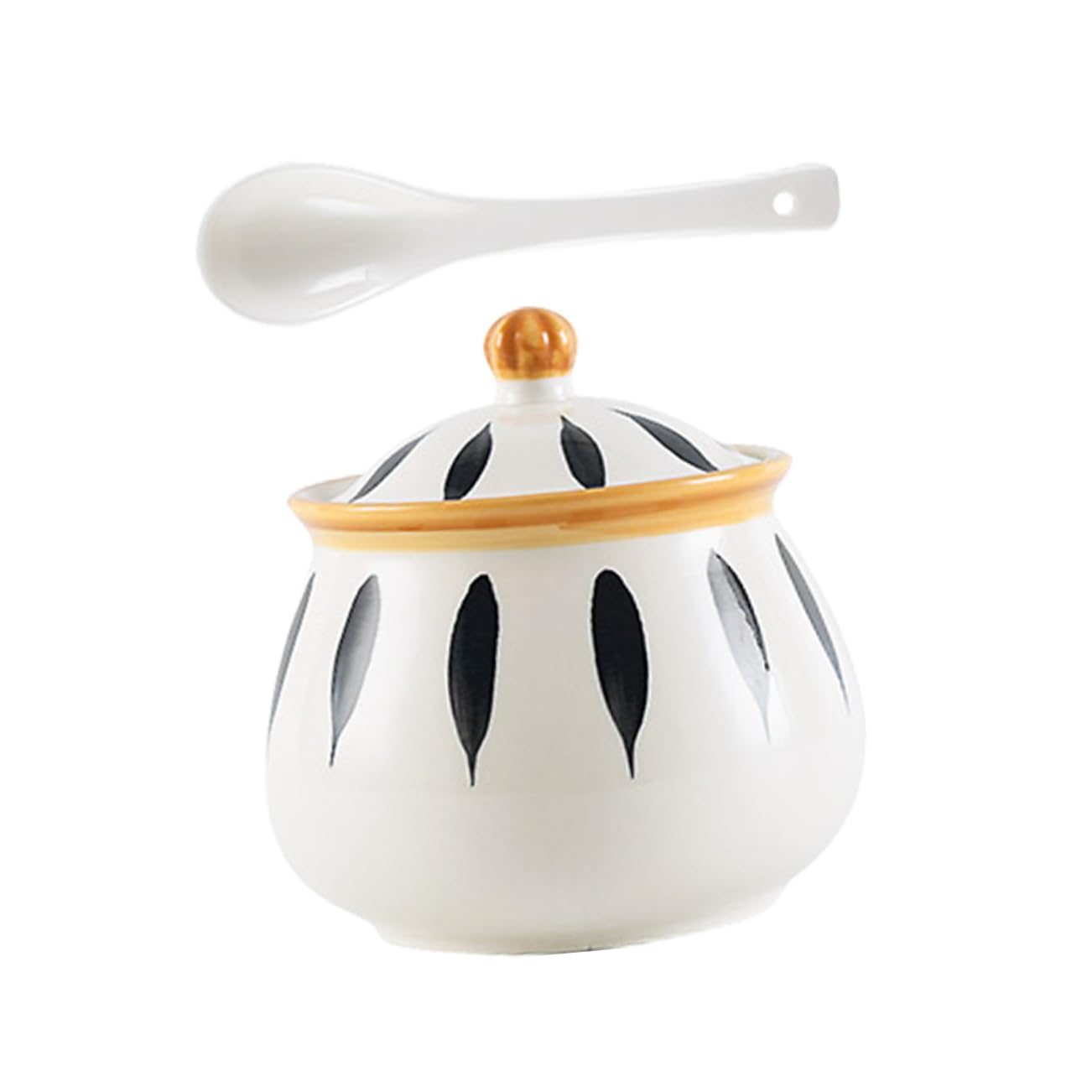 Pot à épices céramique LIFKOME récipient pour sel poivre et assaisonnement cuisine