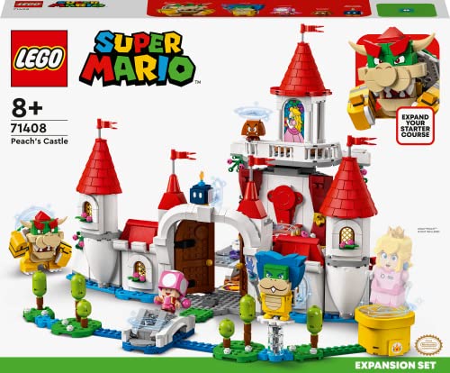 Super Mario Pack Espansione Castello di Peach, Giocattolo con Personaggi di Bowser, Ludwig e Goomba, si Combina con gli Starter Pack, Giochi per Bambini e Bambine da 8 Anni, Idee Regalo 71408 - Lego - Immagine 2