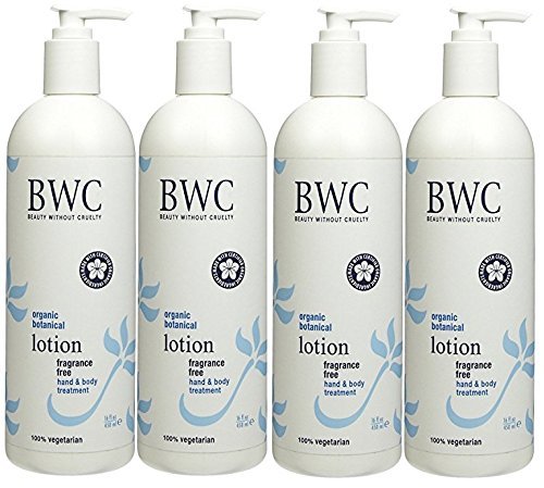 Beauty Without Cruelty Fragrance Free Hand & Body Lotion - 16 Fluid Ounces ( Multi-Pack)