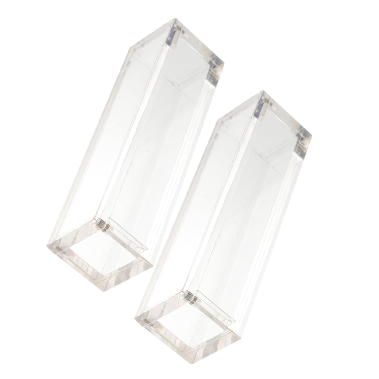 TOYANDONA 6pezzi Scatola Espositiva Acrilica Trasparente Per Dadi Confezione Da Design Magnetico Per Dadi Per Giochi e Decorazioni Struttura Sicura e Leggera