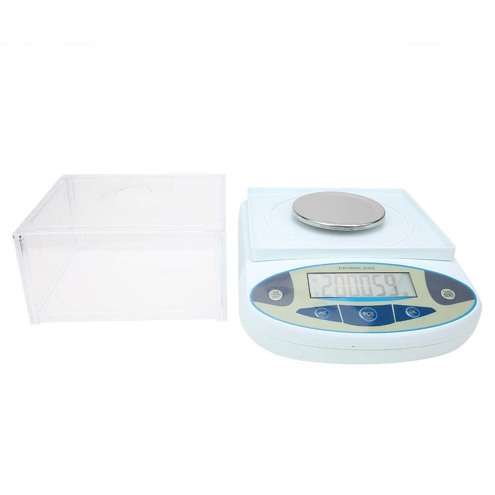 500 X 0.001g 1mg Bilancia analitica laboratorio Bilancia elettronica digitale Bilancia per gioielli con 1 200g(EU)