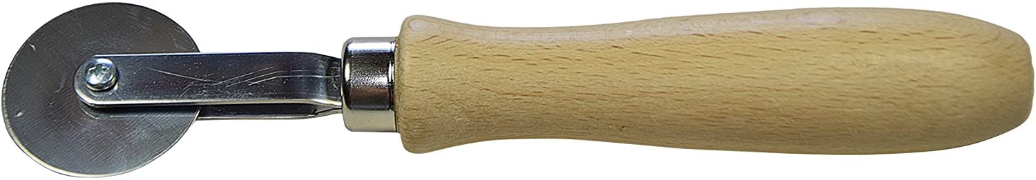 Tagliasfoglia In Acciaio Inox - Lame Lisce, Manico In Legno Di Faggio, Argentato - Foto 2