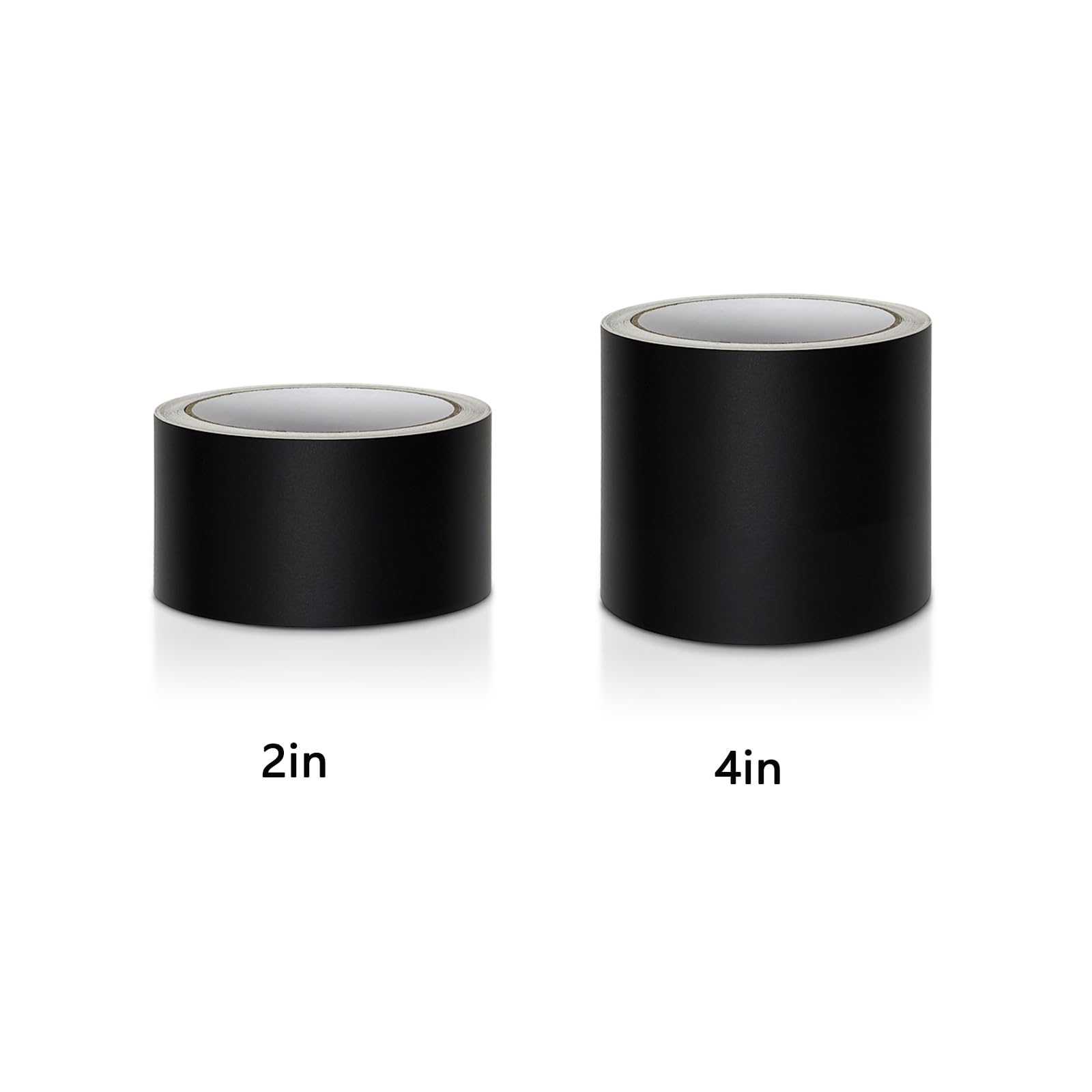 Nastro adesivo in vinile nero opaco con kit di attrezzi, nastro oscurante cromato cancellabile per finestrini dell'auto, bordi delle portiere, protezione dell'aria in vinile satinato (nero opaco, 10,2