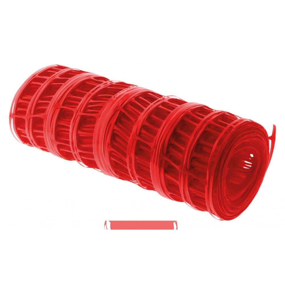 Grillage avertisseur 30cm en 100m rouge - JANOPLAST