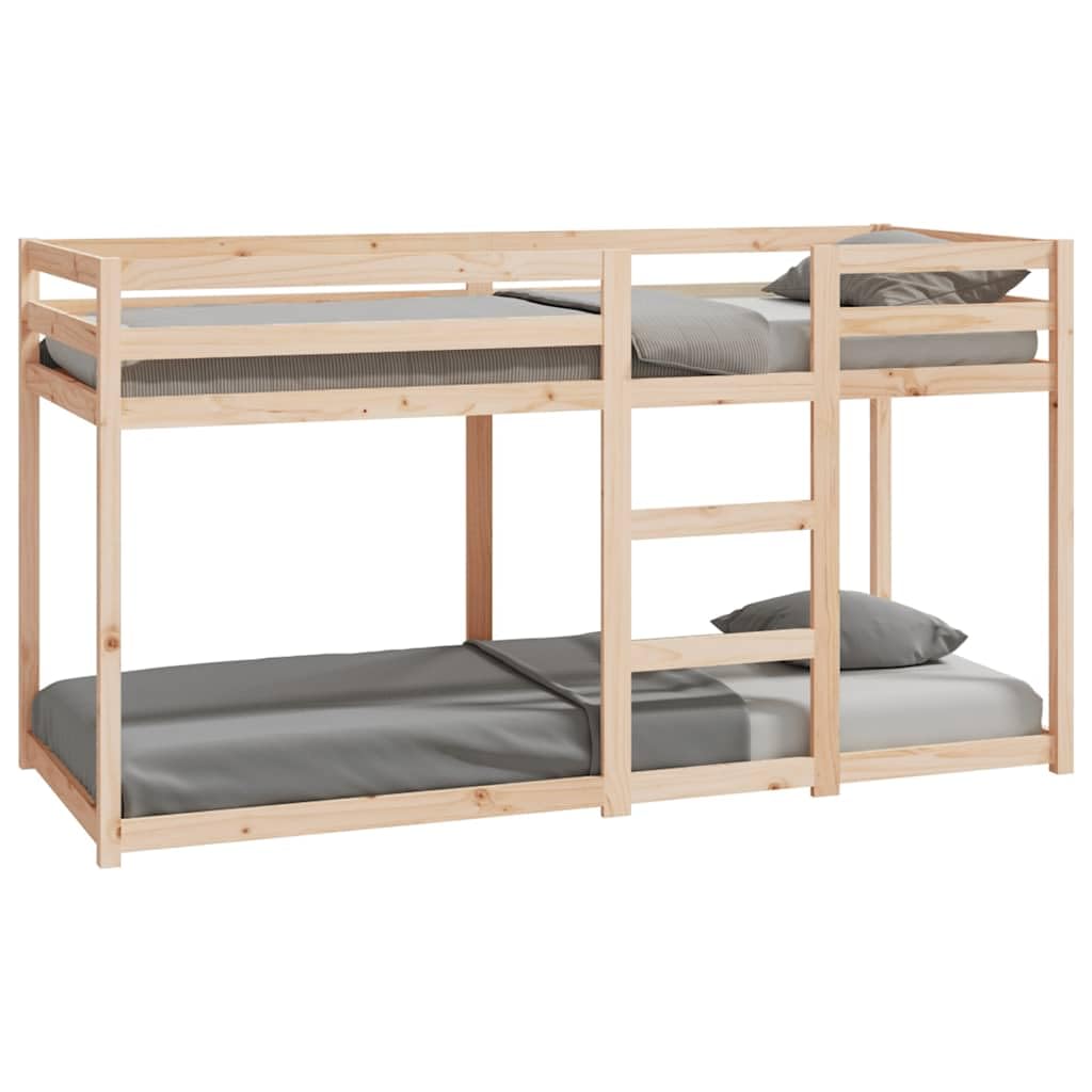vidaXL Letto a Castello 80x200 cm in Legno Massello di Pino