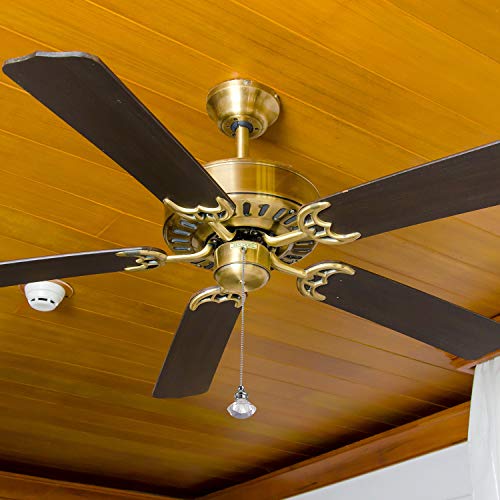 Image of Jovitec 2 Pcs Ceiling Fan Light Pull Chain, Transparent Color