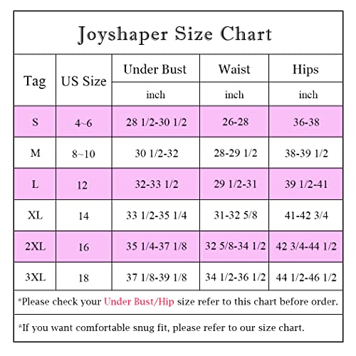Joyshaper Women's Full Slips For Under Dresses Tummy Control Body Slimmer Dress Shapewear Slip V Neck Slimming Slip Beige #TOP6