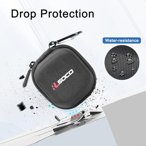 Image of RLSOCO Carrying Case for Bose QuietComfort Ultra (2nd Gen) /QuietComfort Earbuds II /QuietComfort Ultra Wireless Noise Cancelling Earbuds - Black (Case Only)