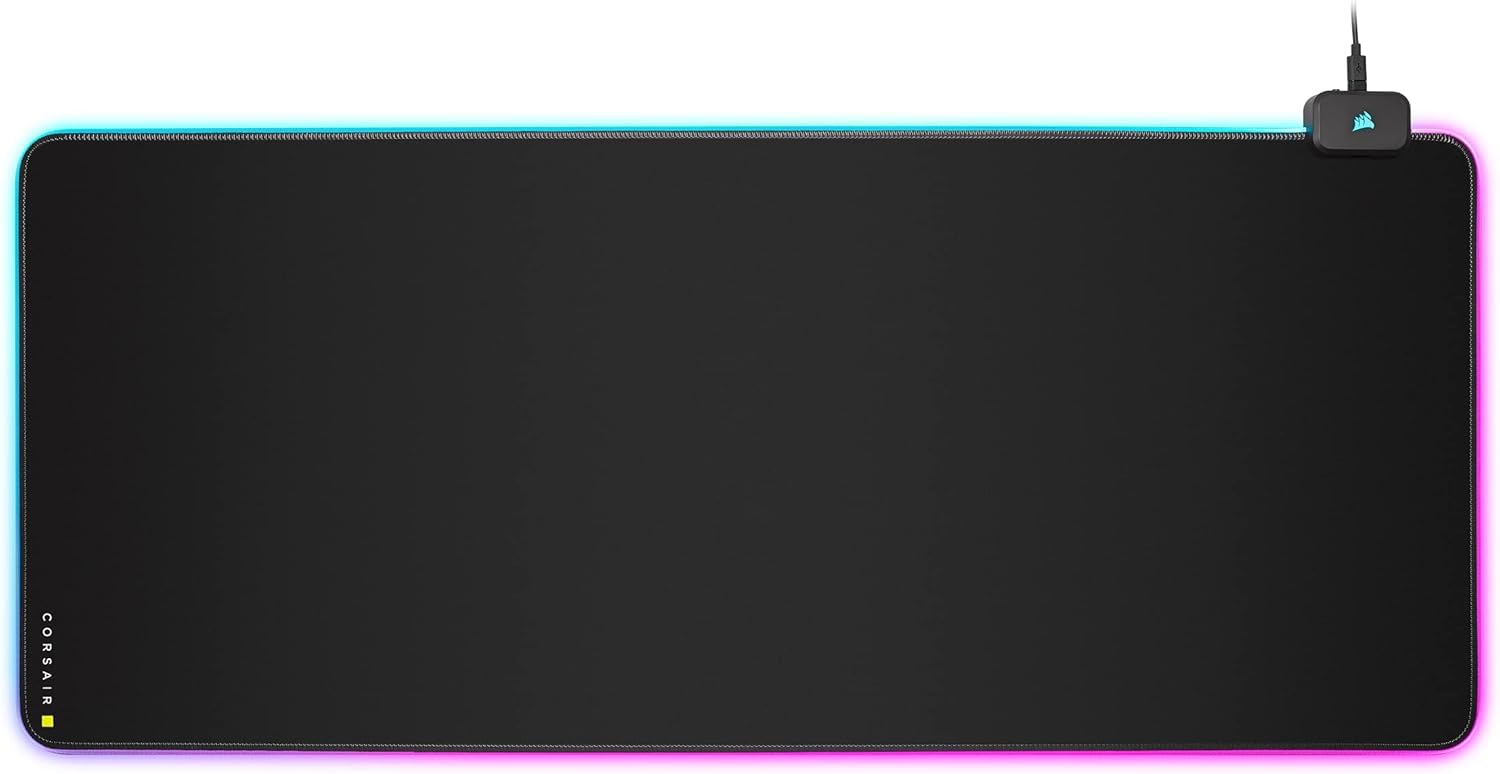 Corsair MM700 RGB Cloth Gaming-Mauspad - Extended 930mm x 400mm - Schwarz