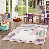 Pergamon Kinder Teppich Maui Kids Alpaka Wüstenlandschaft Bunt in 5 Größen