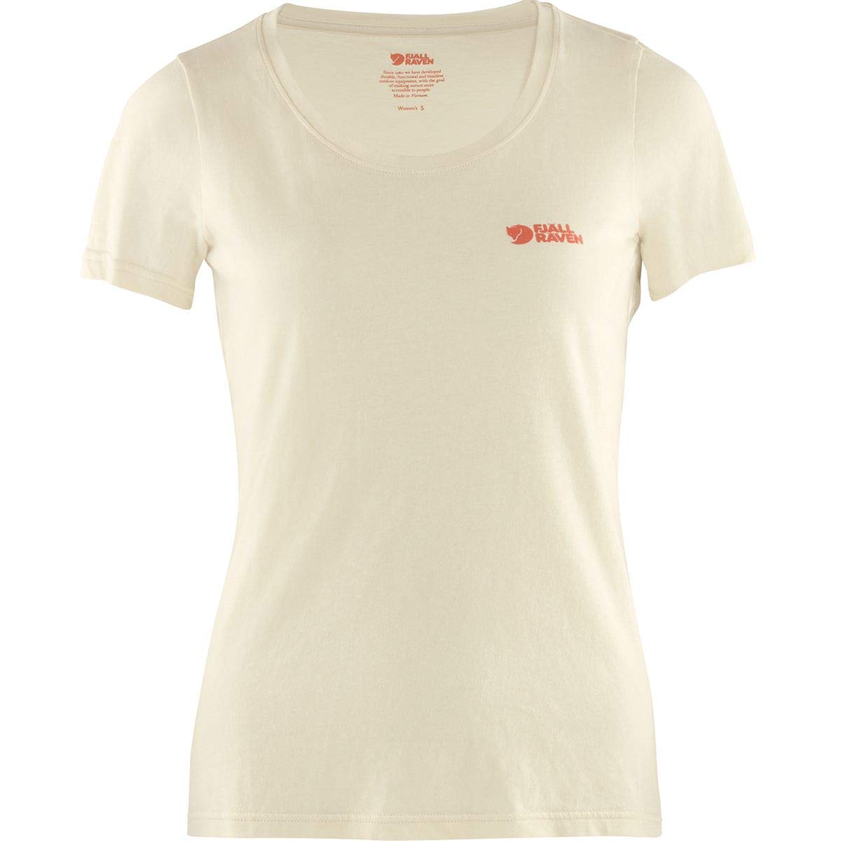 FJALLRAVEN F83509-113 Fjällräven Logo T-Shirt W Chalk White S