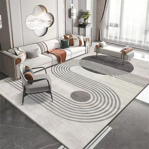 Tapis de salon 70x140cm au design de lignes créatives pour chambre moderne - 2