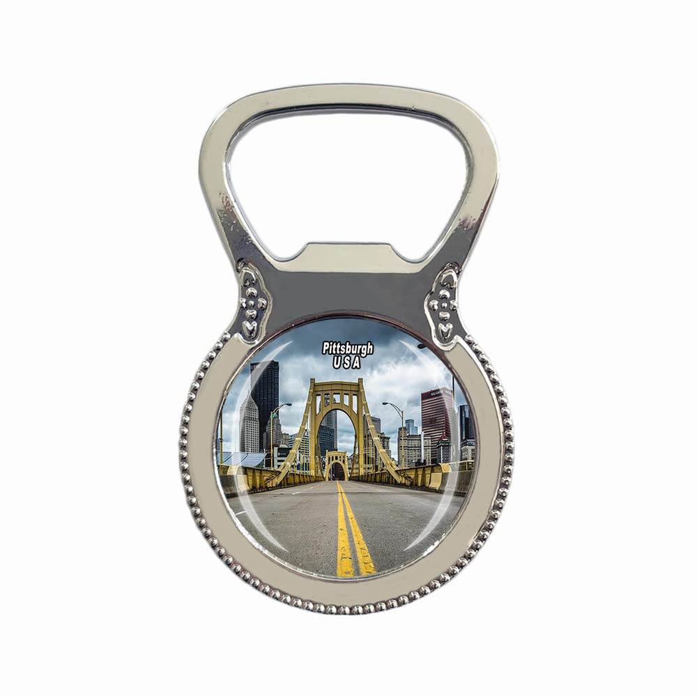 Magnete Frigorifero 3D Pittsburgh USA: Souvenir In Resina Fatta A Mano, Decorazione Casa E Cucina, Regalo Originale