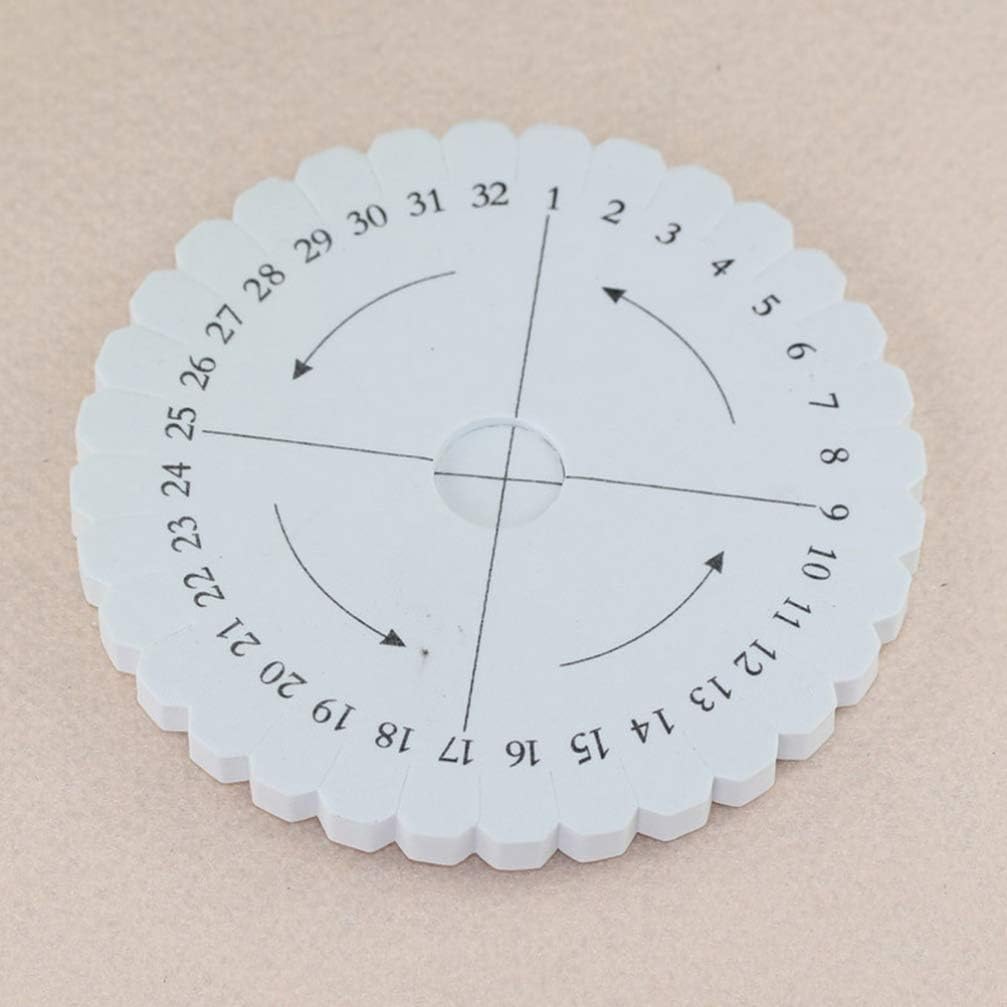 Ciieeo 20pcs Rope Weaving Disc Bracelet Making Tools Includes Round and Braiding Boards for Easy Rope Weaving Lightweight and Reusable