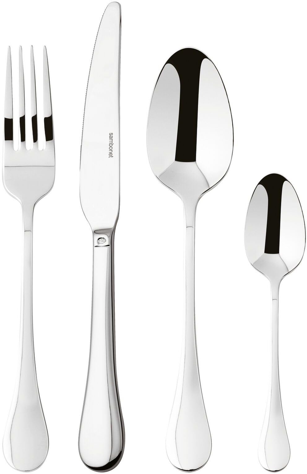 Sambonet Bloom Servizio Tavola Posate 24 Pezzi Acciaio Inox