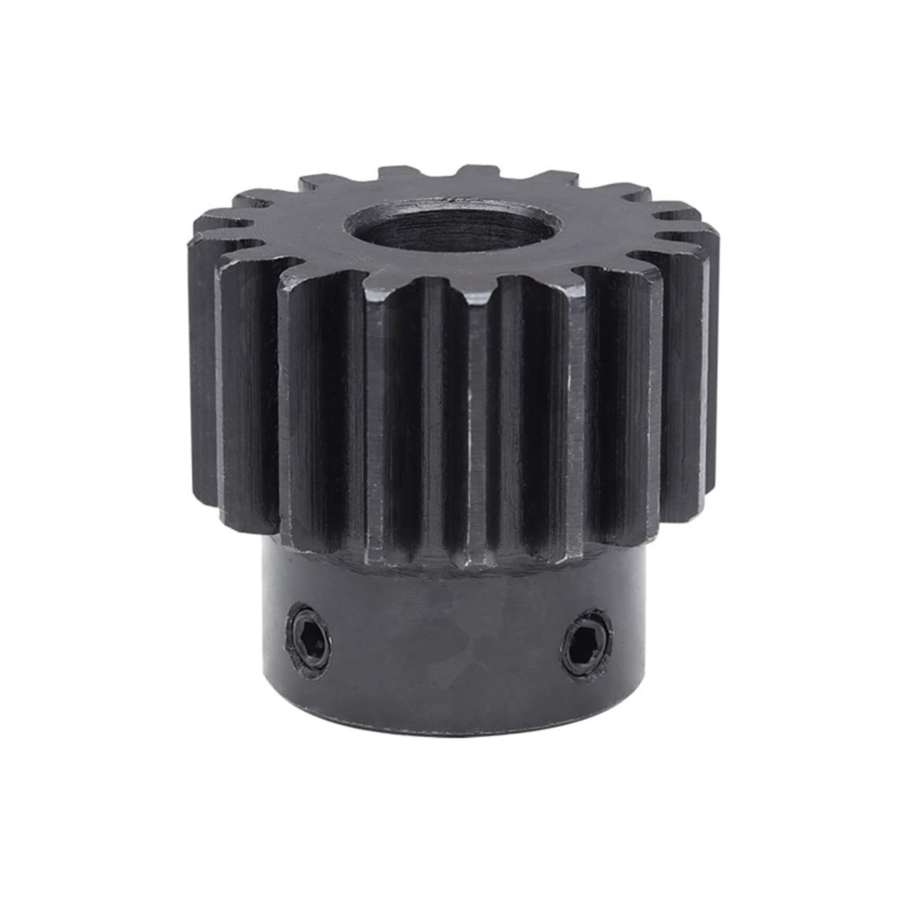 Zahnradsatz, Ritzel, 1 Stück, 2M, 16 Zähne, 17 Zähne, Stirnrad, 8 mm, 19 mm Bohrung, 2 Module, 16 Zähne, 17 Zähne, Ritzel, Schwärzung, 45 Kohlenstoffstahl, Getriebezahnräder, Bohrung, Welle(2M 16T Bor