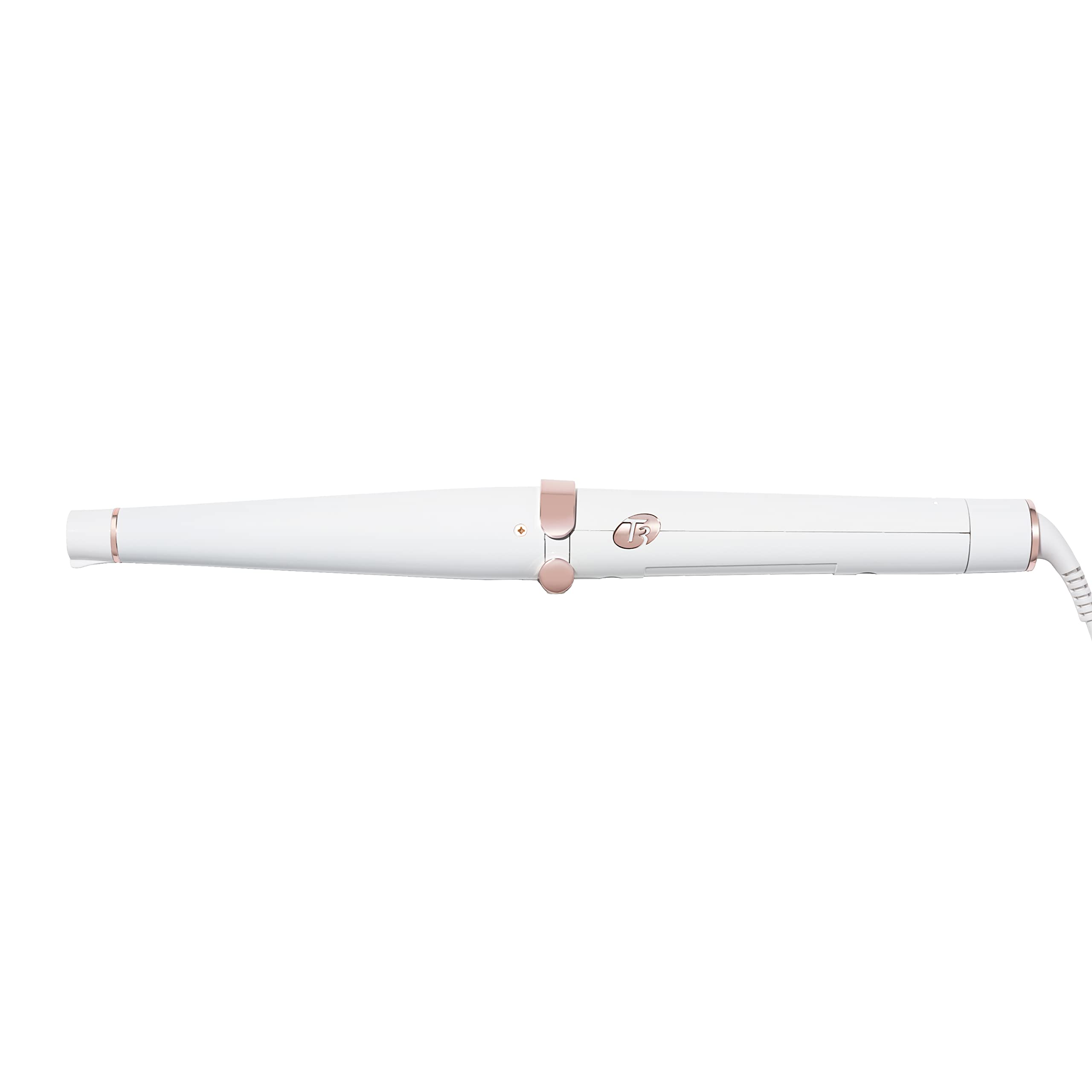 T3 SinglePass Wave Varilla de peinado cónica profesional de 32 mm-19 mm con 5 ajustes de calor y barril de cerámica de mezcla personalizada para obtener unas ondas relucientes y duraderas