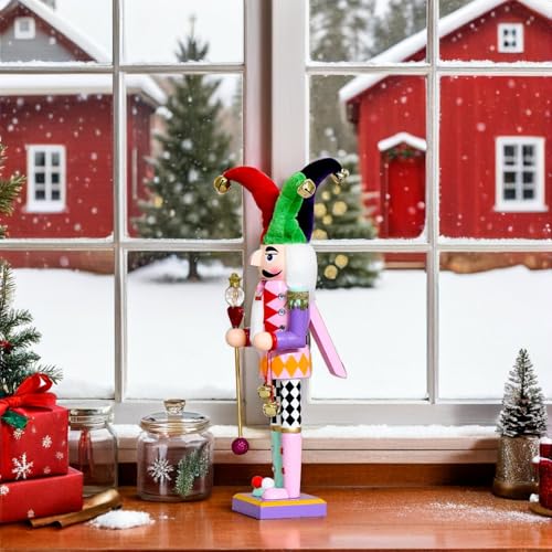 Casse-Noisette en Bois 38 Cm Figurine Décorative Artisanale