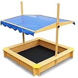 Habau 3024 – Sandkasten Tino mit senkbarem Dach - 2