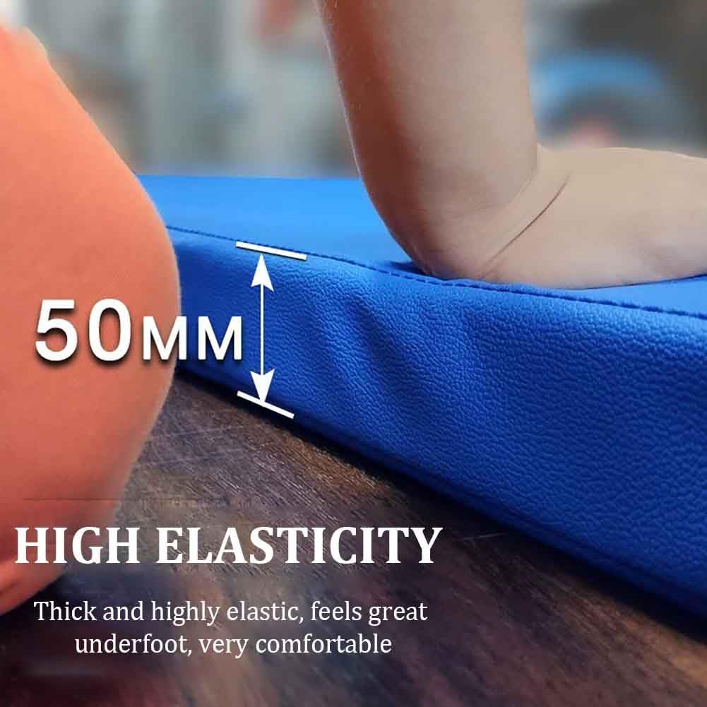 Tappetino Pieghevole Portatile per Ginnastica/Yoga, Tappetino di Sicurezza per Aerobica, Tappetino Arrotolabile Spesso 5 Cm, Adatto per Arti Marziali Miste E Stretching