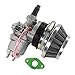 AISEN Vergaser 2-Takt Carb für Mini Quad Pocketbike Mini Cross Dirt Pocket Bike Kinderquad ATV 47cc 49cc mit Luftfilter