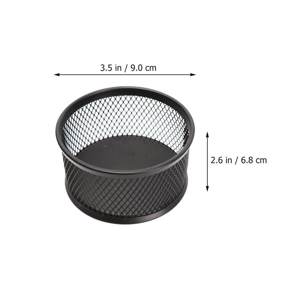4pcs Paper Clip Storage Bucket Paperclip Dispenser Paper Clip Dispenser Paper Clip Mesh Dispenser Multi-functional Container Mesh Paper Clip Holder Multi-functional Holder