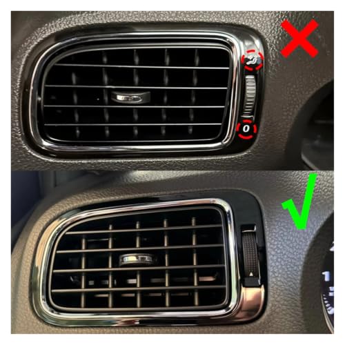 Rejilla de ventilación de salpicadero izquierda para VW Polo Hatchback 2014-2018 3