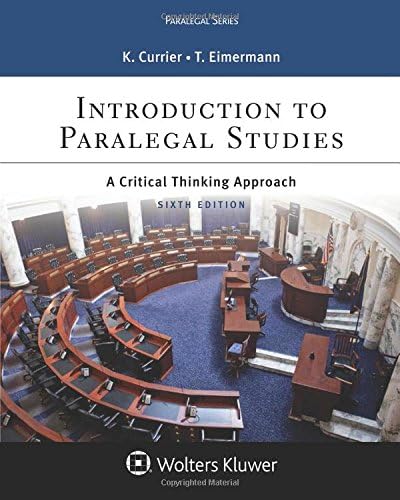 Introduction to Paralegal Studies: A Critical Thinking Approach