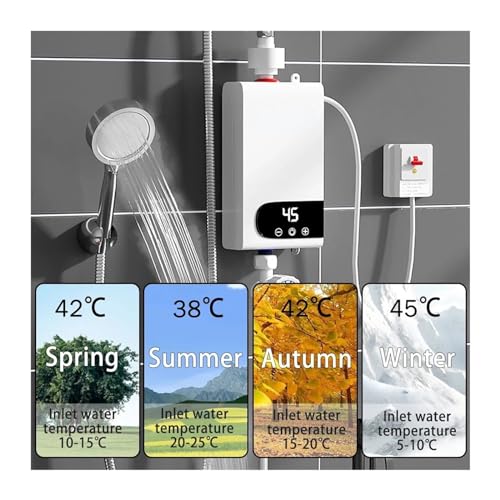 Chauffe-eau instantané électrique pour douche et cuisine moderne
