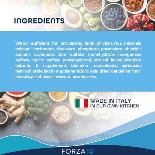 Forza10 Kidney Care Dog Food – Renal Support Wet Dog Food with Lamb, Low Protein & Phosphorus Formula, Sensitive Stomach, 3.5 oz Cans, 32 Pack – Vet Formulated, Made in Italy - Thumbnail 4