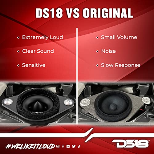 Ds18 PRO-ST Oem Subaru/Toyota Upgrade Bullet Compression Tweeters With Crossovers 1.9 Inch - Car Oem Tweeter Upgrade Kit thumb #3
