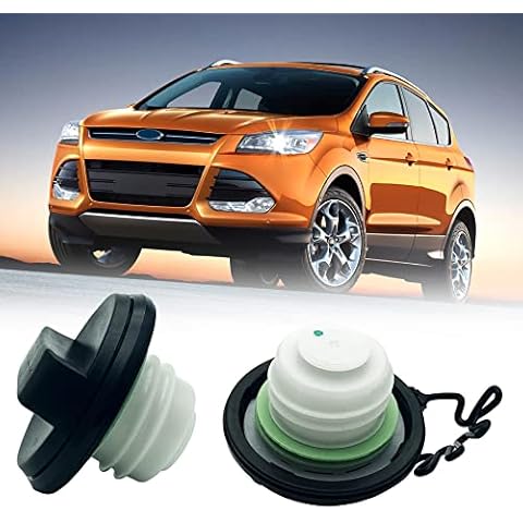 VidFair Fuel Tank Cap Diesel Fuel Tank Filler Cap for Ford Fiesta MK5 2001-2008 Fuel Filler Tank Cap Petrol Cover 1580852 7S619030CB 7S61-9030-CB E1F1-9030-AA Cover