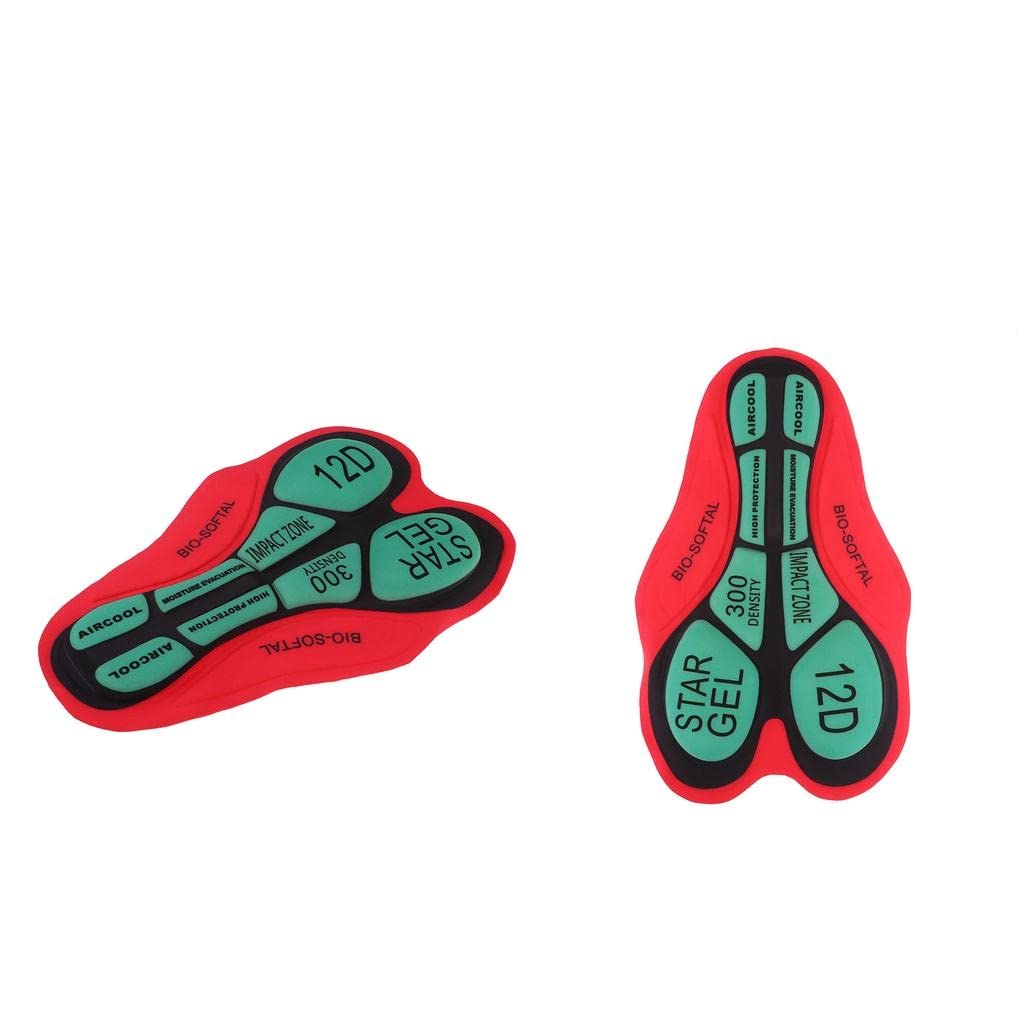 CALANDIS 2 Piece Sponge Cycling Shorts Pad Cushion Bike Bicycle Seat Accessories 12D | Shorts-picture-31