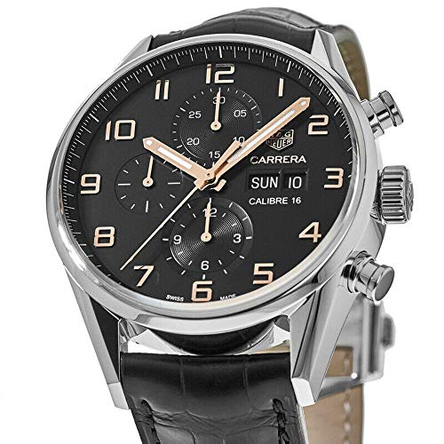 Tag Heuer Carrera Chronograph Automatic Black Dial Men's Watch CV2A1AB.FC63792