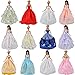 Produktbild E-TING 5 Pcs Mode handgefertigte Kleidung Kleider wächst Outfit für Barbie PuppeQ
