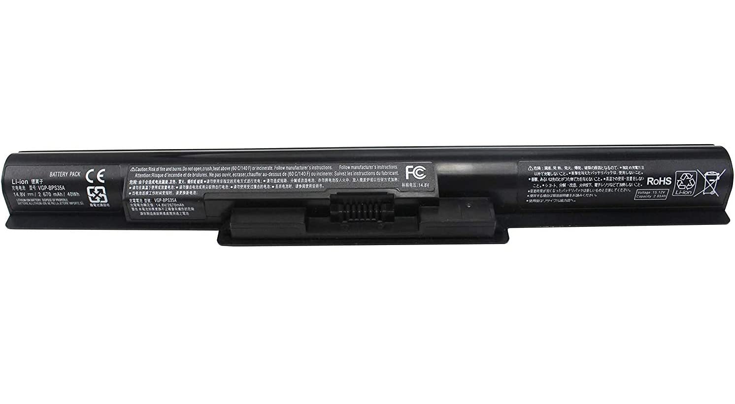 Batteria Per Notebook SONY VAIO VGP-BPS35 / VGP-BPS35A – 14.8V 2670mAh 40Wh Compatibile Serie Fit 14E/15E